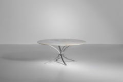 Round Marble Coffee Table, 1960s