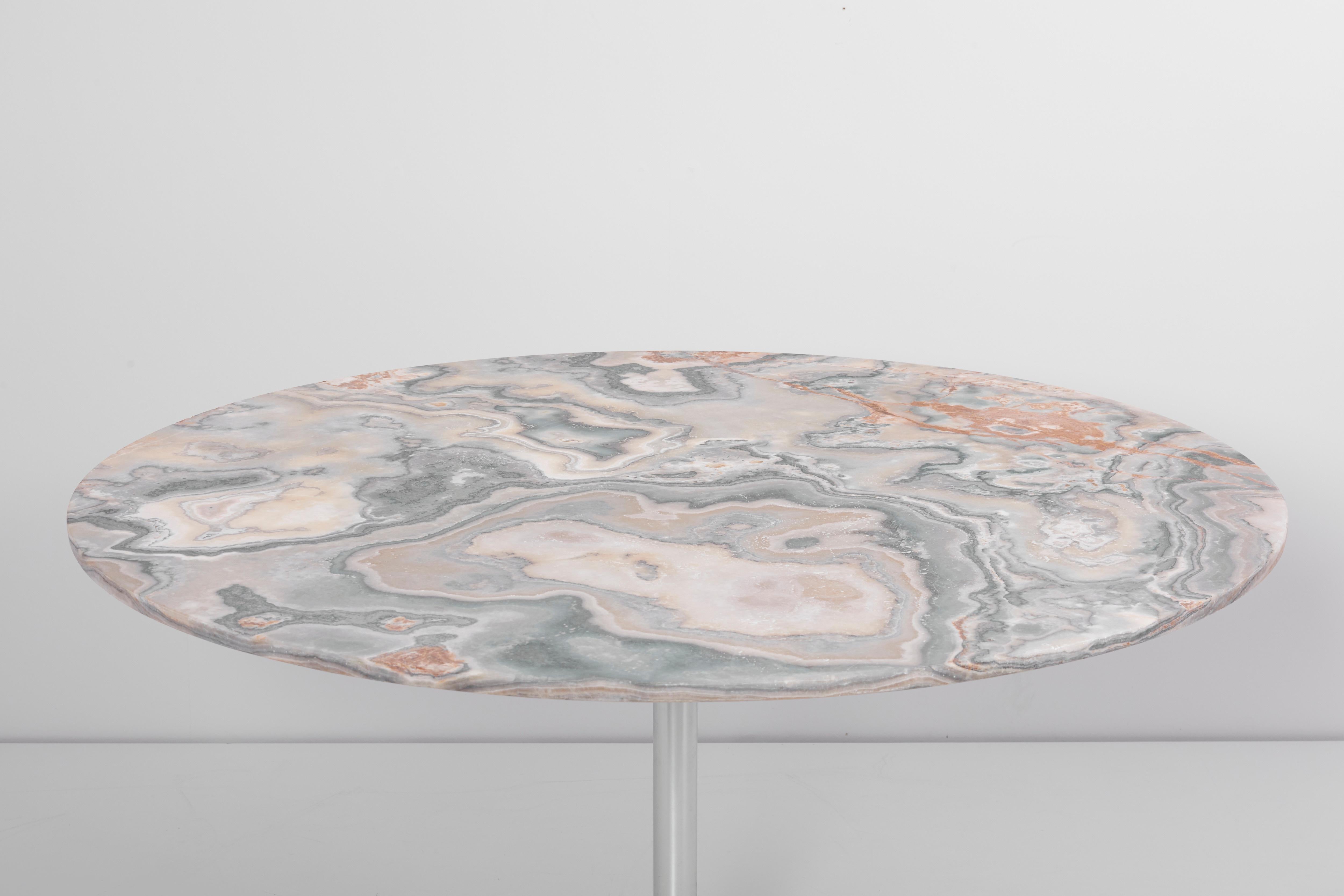 Space Age Round Marble Dining Table by Horst Brüning for Cor, Germany - 1970s