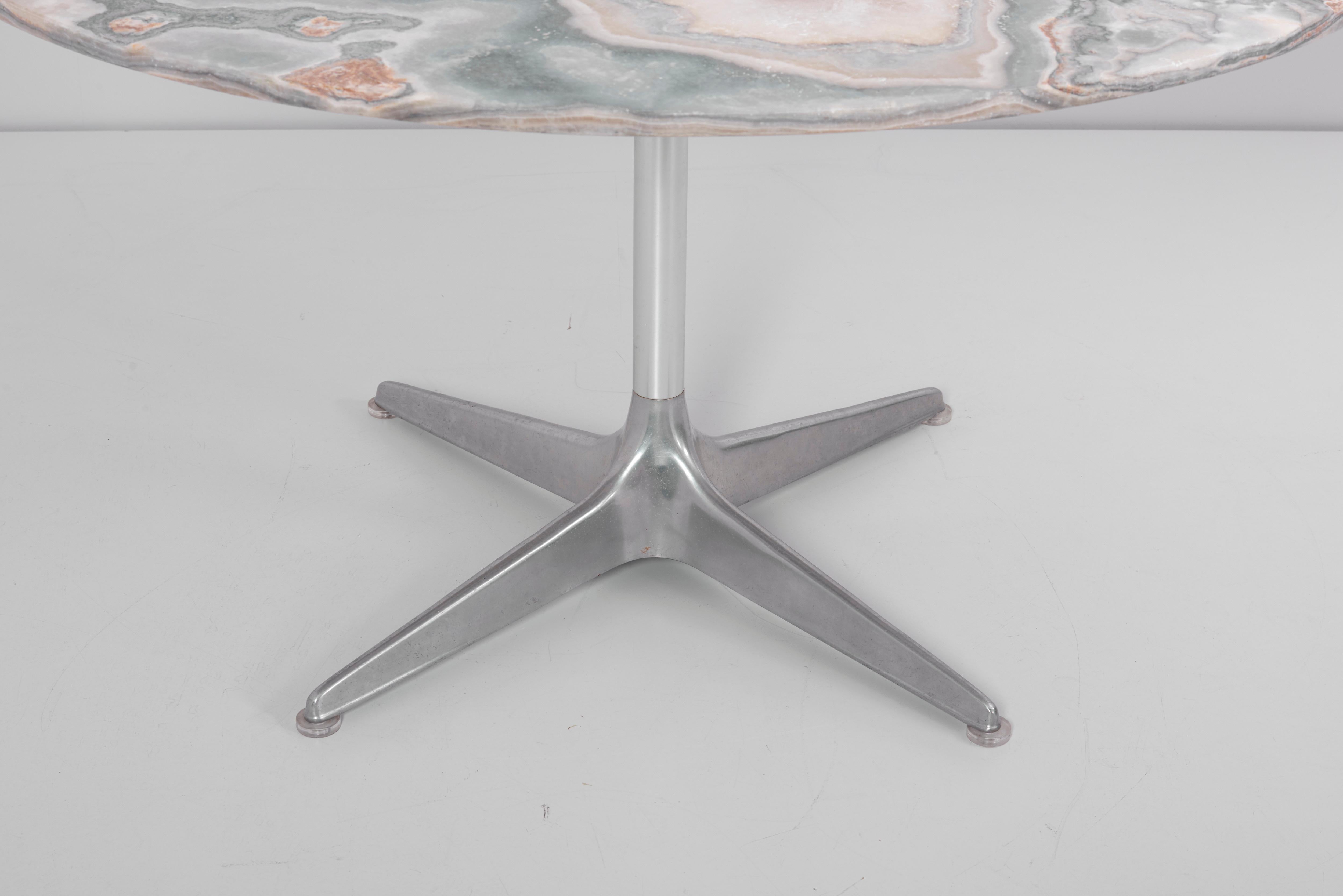 Round Marble Dining Table by Horst Brüning for Cor, Germany - 1970s In Good Condition In Berlin, DE