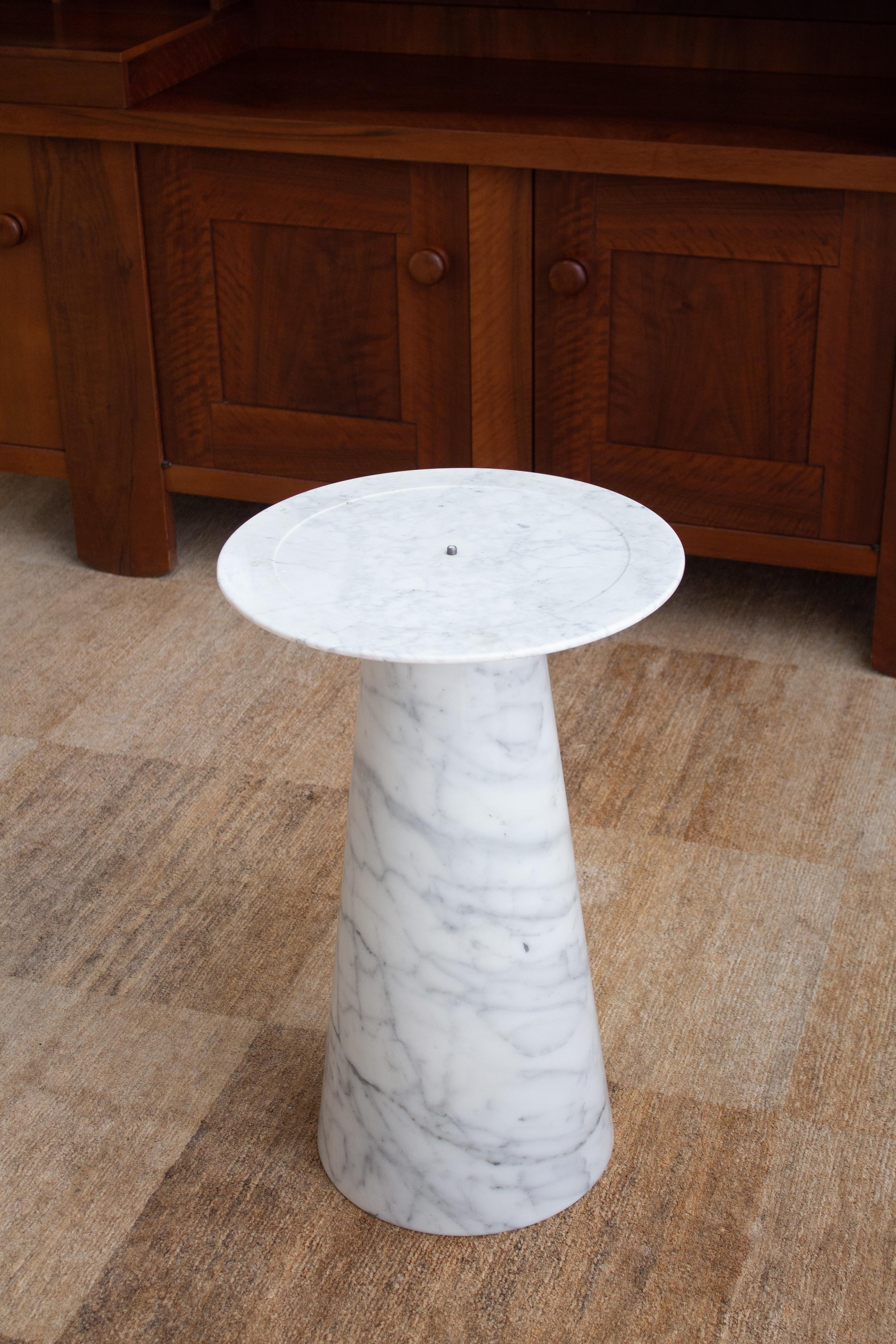 Round Marble Dining Table in the Style of Angelo Mangiarotti 8