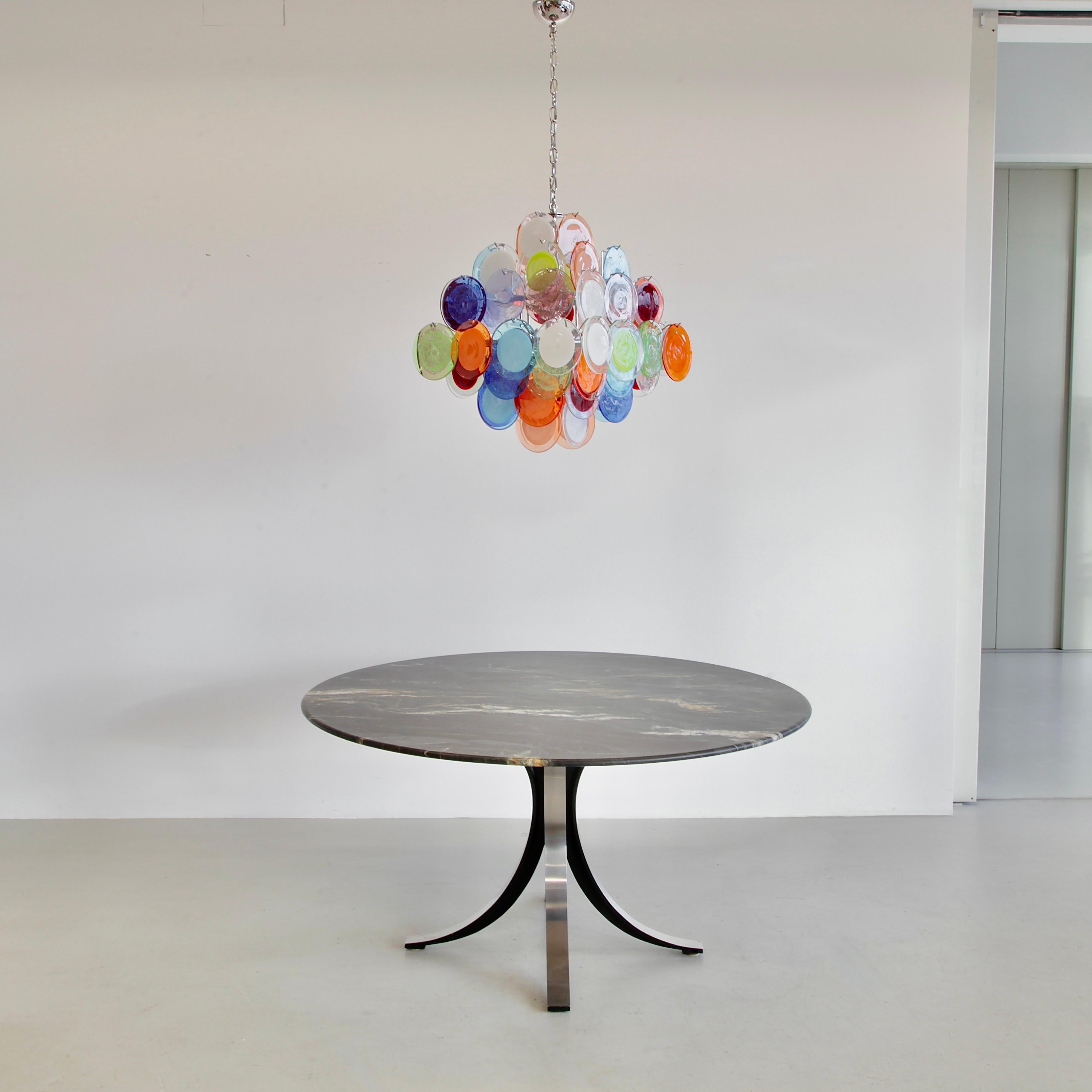 Round Marble Dining Table (T69A) designed by Osvaldo Borsani and Eugenio Gerli i For Sale 2