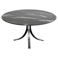 Vintage Round Marble Dining Table (T69A) designed by Osvaldo Borsani and Eugenio Gerli i
