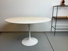 Round marble dining table Tulip Eero Saarinen Knoll diameter 120cm, 1969