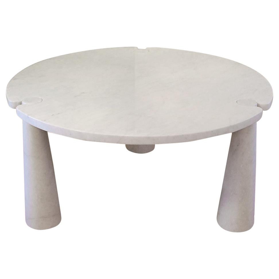 Round Marble Eros Dining Table by Angelo Mangiarotti for Skipper, Italy, 1970s