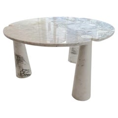 Round Marble Mangiagrotti Carrara Dining Table