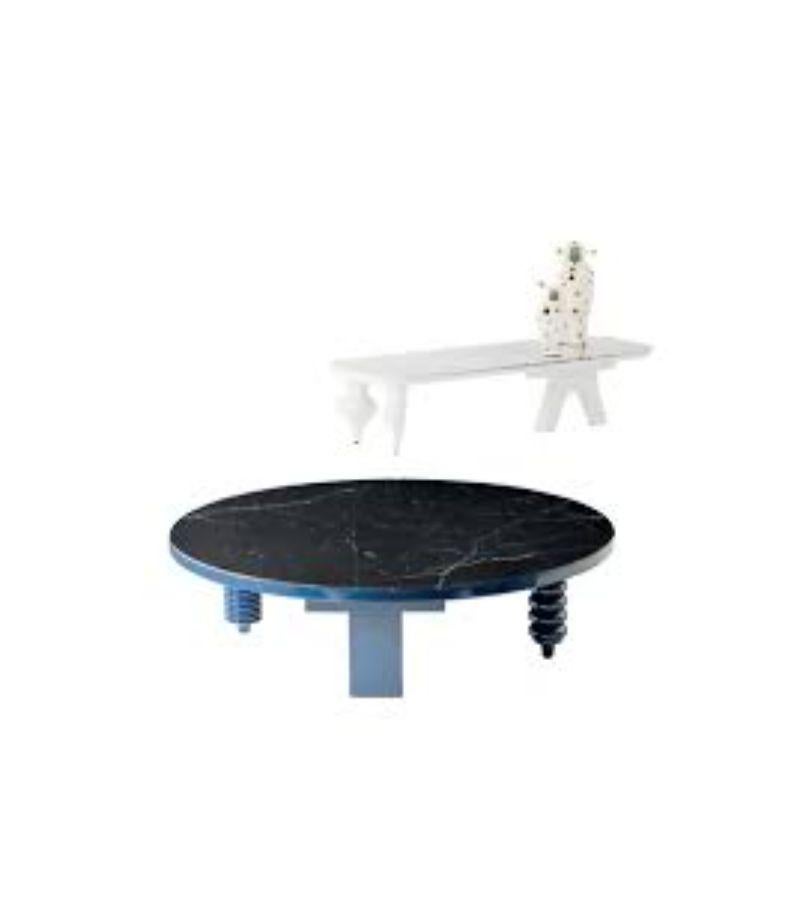 Modern Round Marble Multileg Low Table by Jaime Hayon For Sale