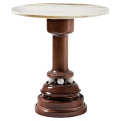 Table d'appoint ronde en marbre