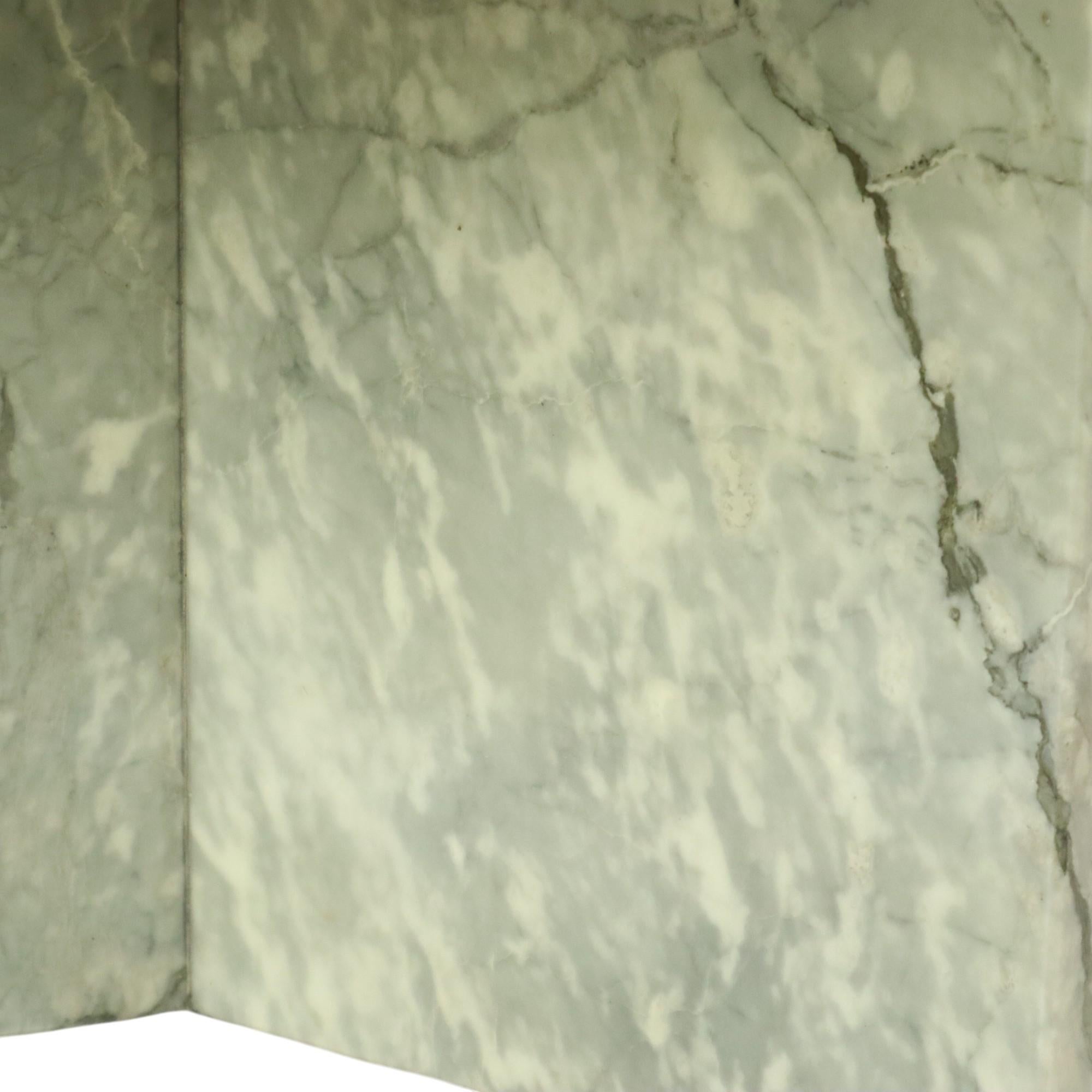 Table d'appoint ronde en marbre Table à plantes sur roulettes 1970 en vente 8