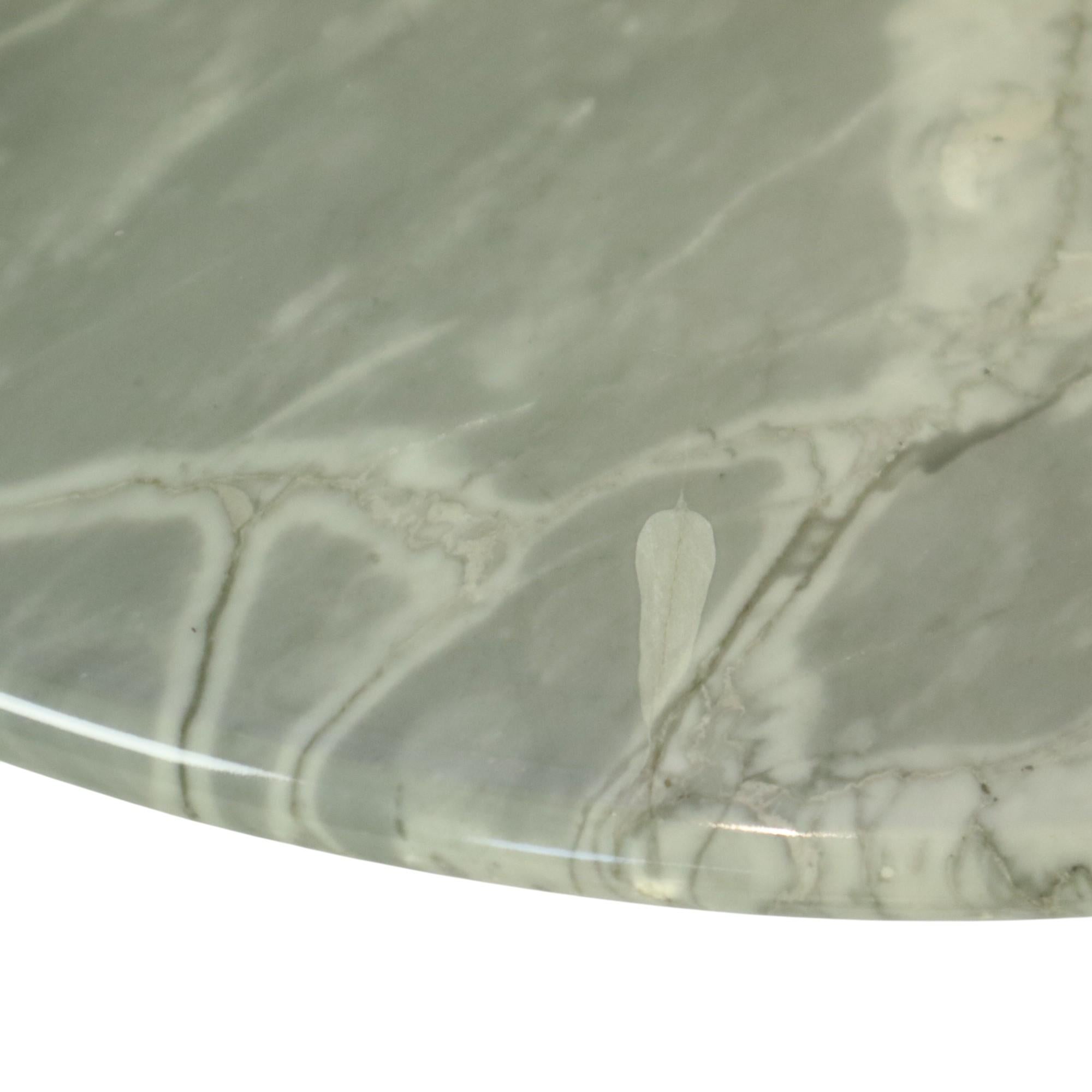 Table d'appoint ronde en marbre Table à plantes sur roulettes 1970 en vente 10