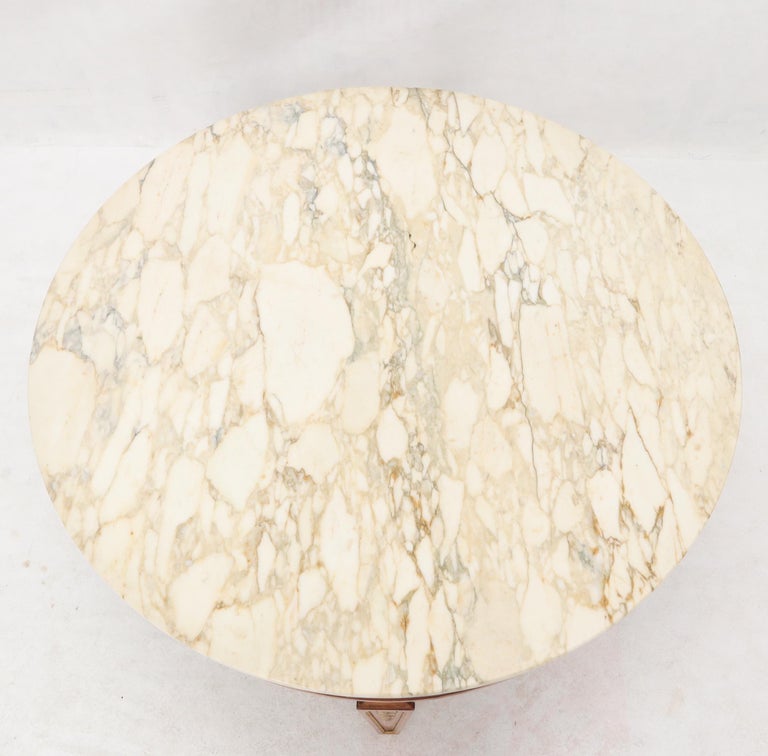 Round Marble Top Ornate Carved Mahogany Base Coffee Table For Sale at 1stDibs antique round