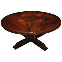 Round Marquetry Table