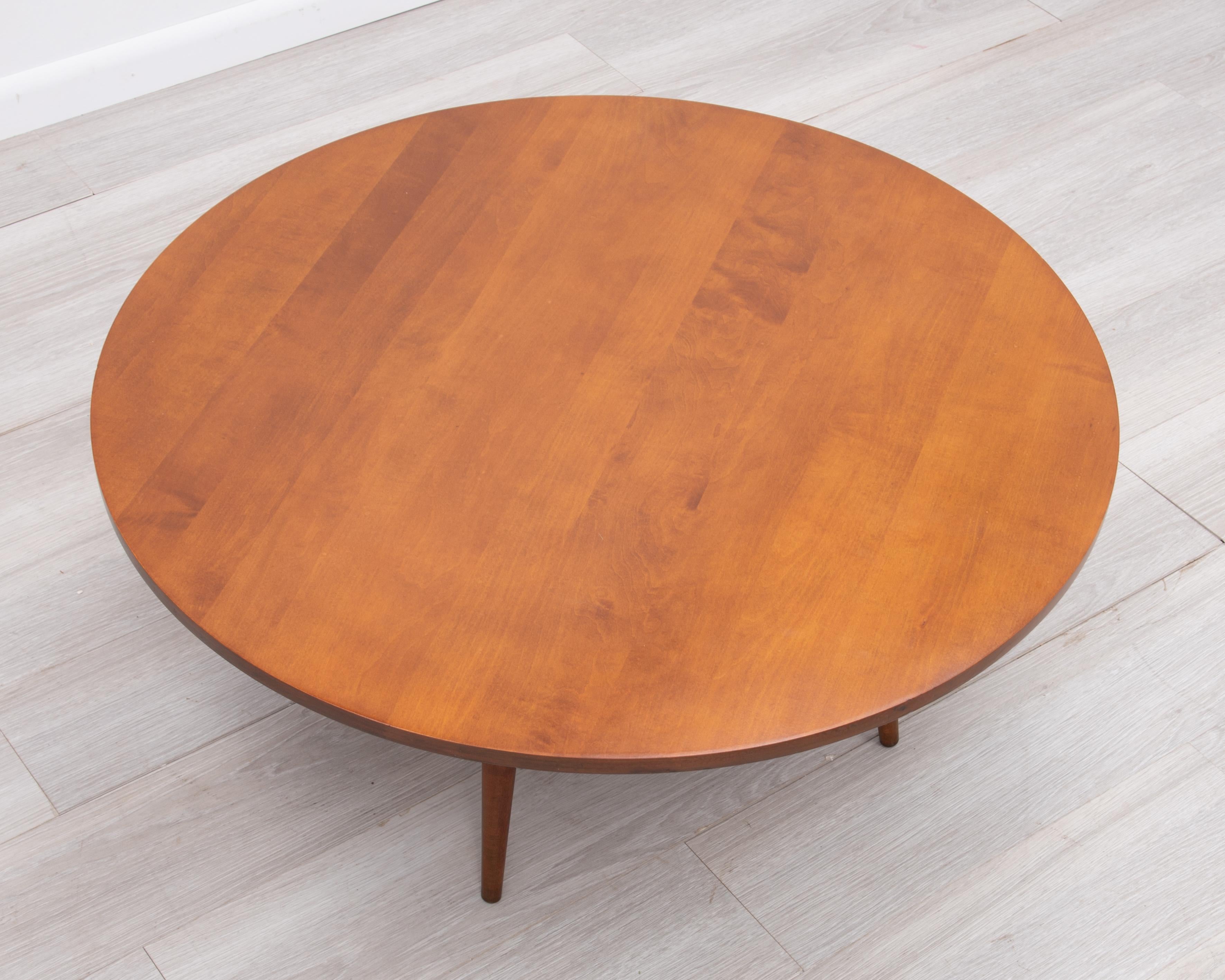Round Paul McCobb Planner Group Coffee Table Winchendon Unmarked 1950s For Sale 5