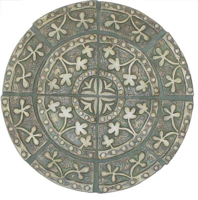American Craftsman Round Medallion Table Collection by Gregory Clark Collection For Sale