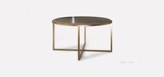 Round Metal and Marble Coffee Table, Hope Royal