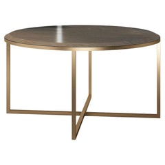 Round Metal and Marble Coffee Table, Hope Royal