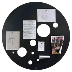 Round Metal Artwork, Decorative Art Panel, Wall Sculpture by Spinzi