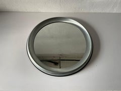 Round Metal Frame Wall Mirror by Gaetano Missaglia, 1970, Italy