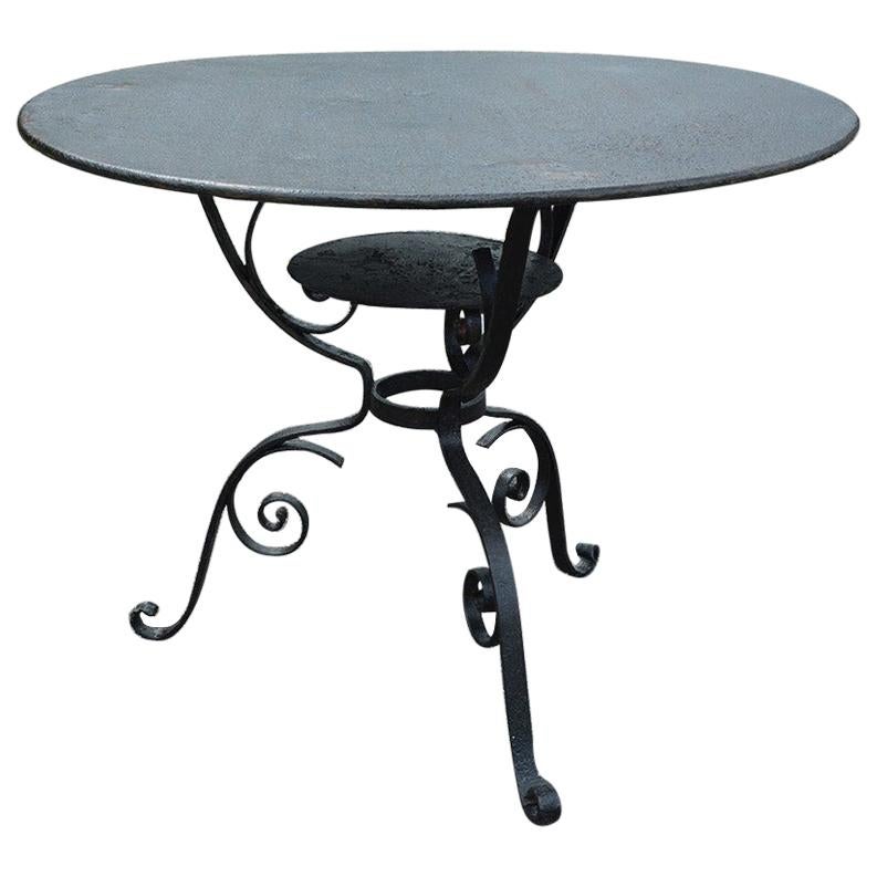 Round Metal Garden Bistro Table