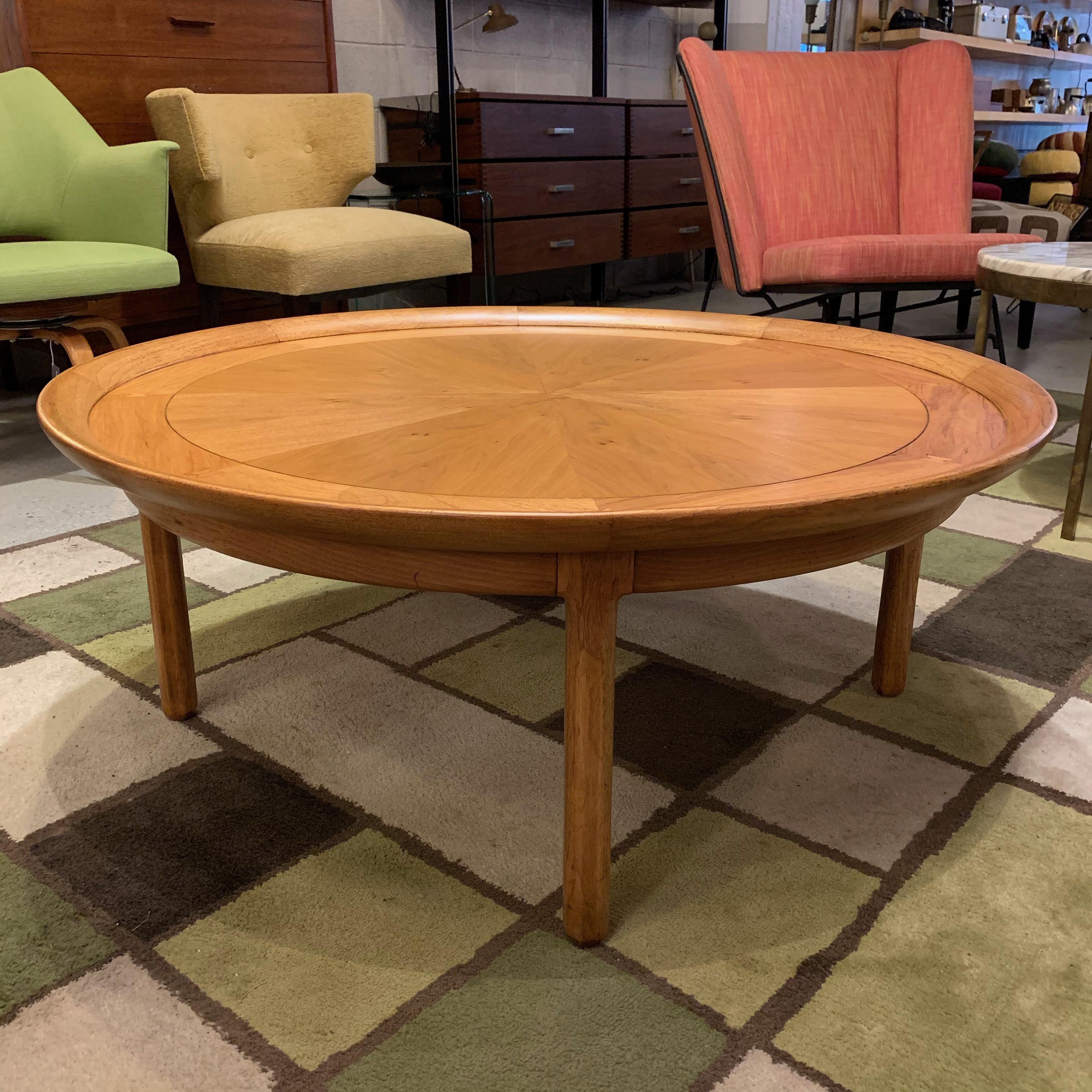 Mid-Century Modern Round Midcentury Coffee Table by Sophisticate by Tomlinson