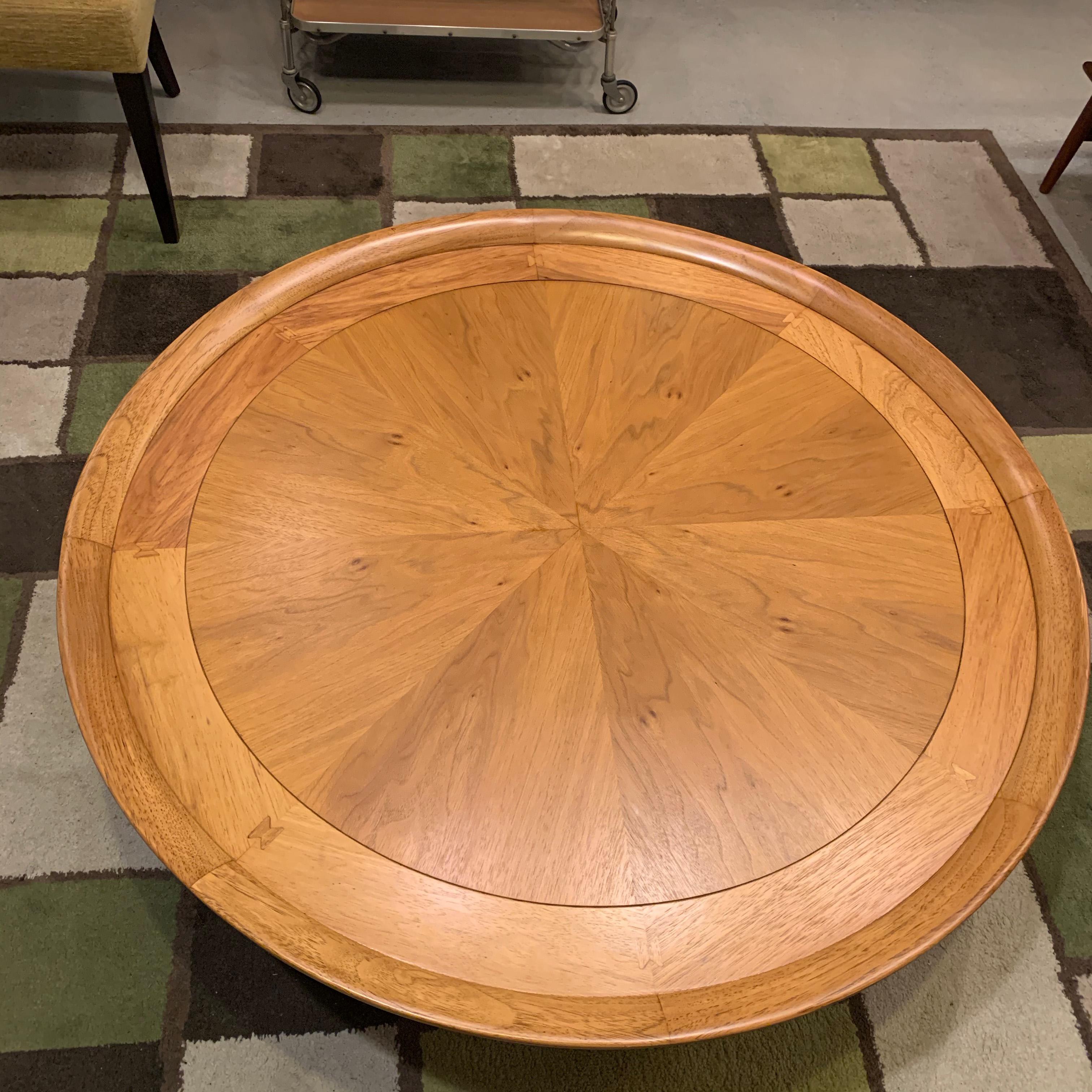 American Round Midcentury Coffee Table by Sophisticate by Tomlinson