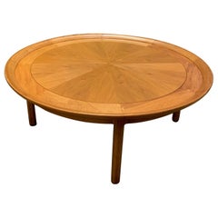 Table basse ronde du milieu du siècle par Sophisticate by Tomlinson