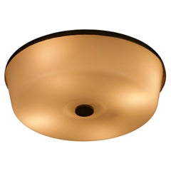 Round Mid-Century Flush Mount attr. to Stilnovo, 1960s, Italy
