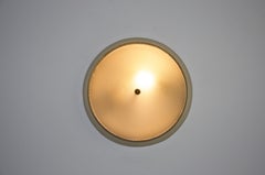 Round Mid-Century Flush Mount by Stilnovo, 1960s, Italy