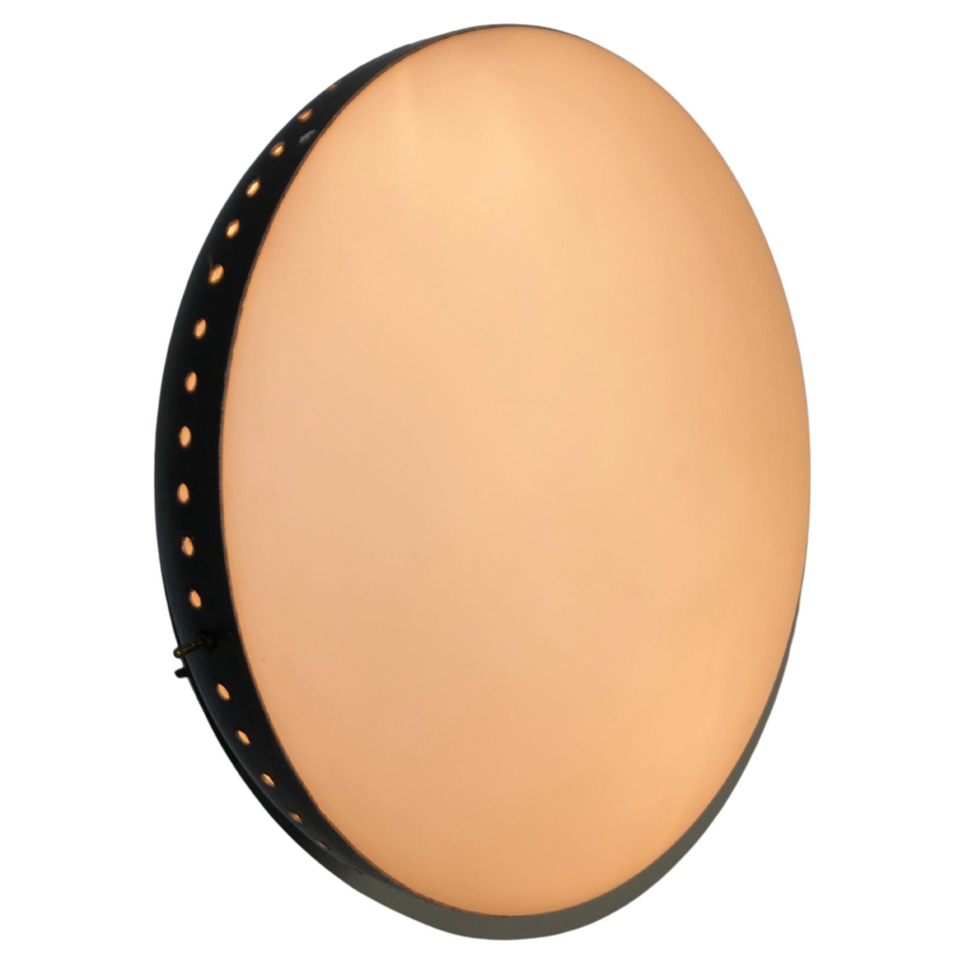 Round Mid-Century Flush Mount by Stilnovo, 1960s, Italy