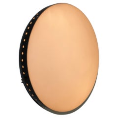 Round Mid-Century Flush Mount by Stilnovo, 1960s, Italy