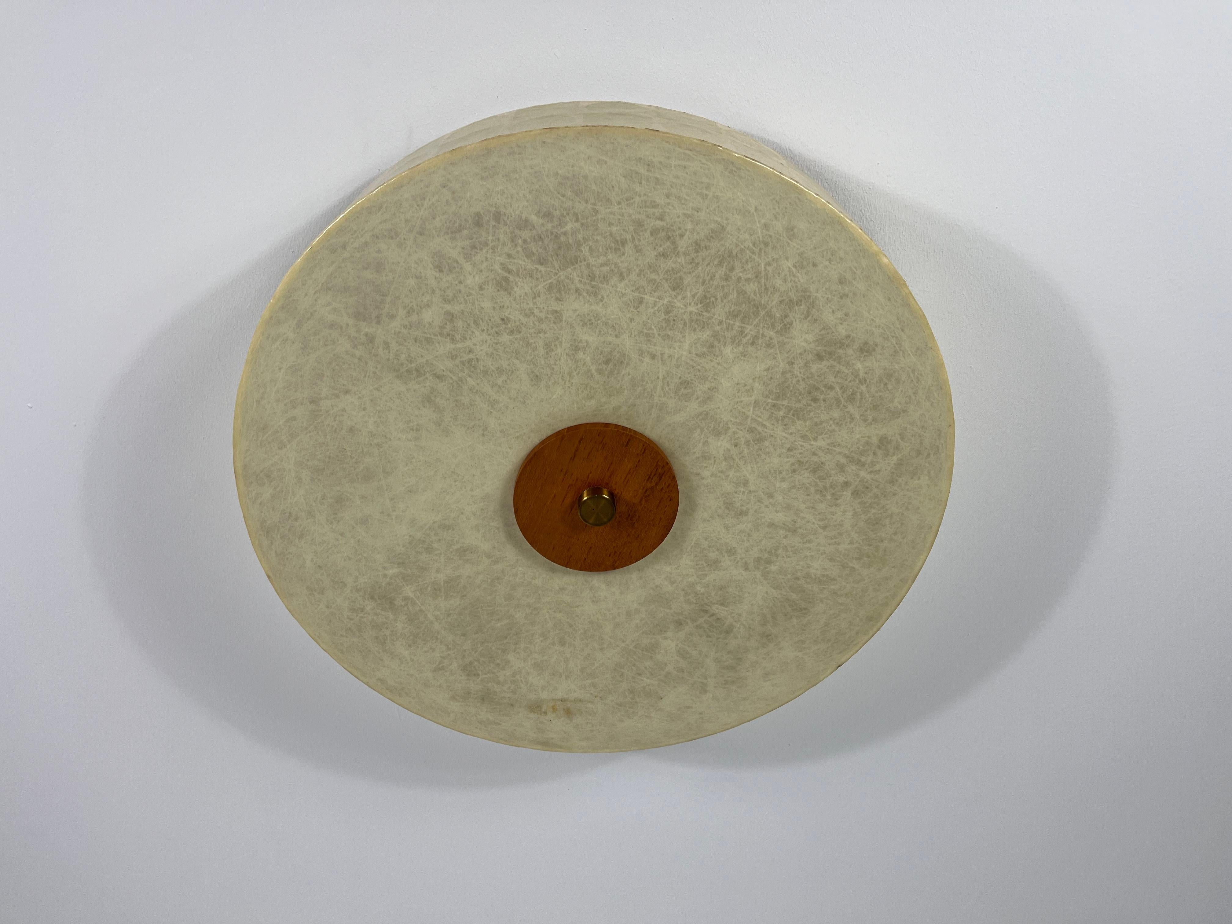 Runde Mid-Century Modern Cocoon Einbaubeleuchtung, 1960er Jahre, Deutschland (Moderne der Mitte des Jahrhunderts) im Angebot