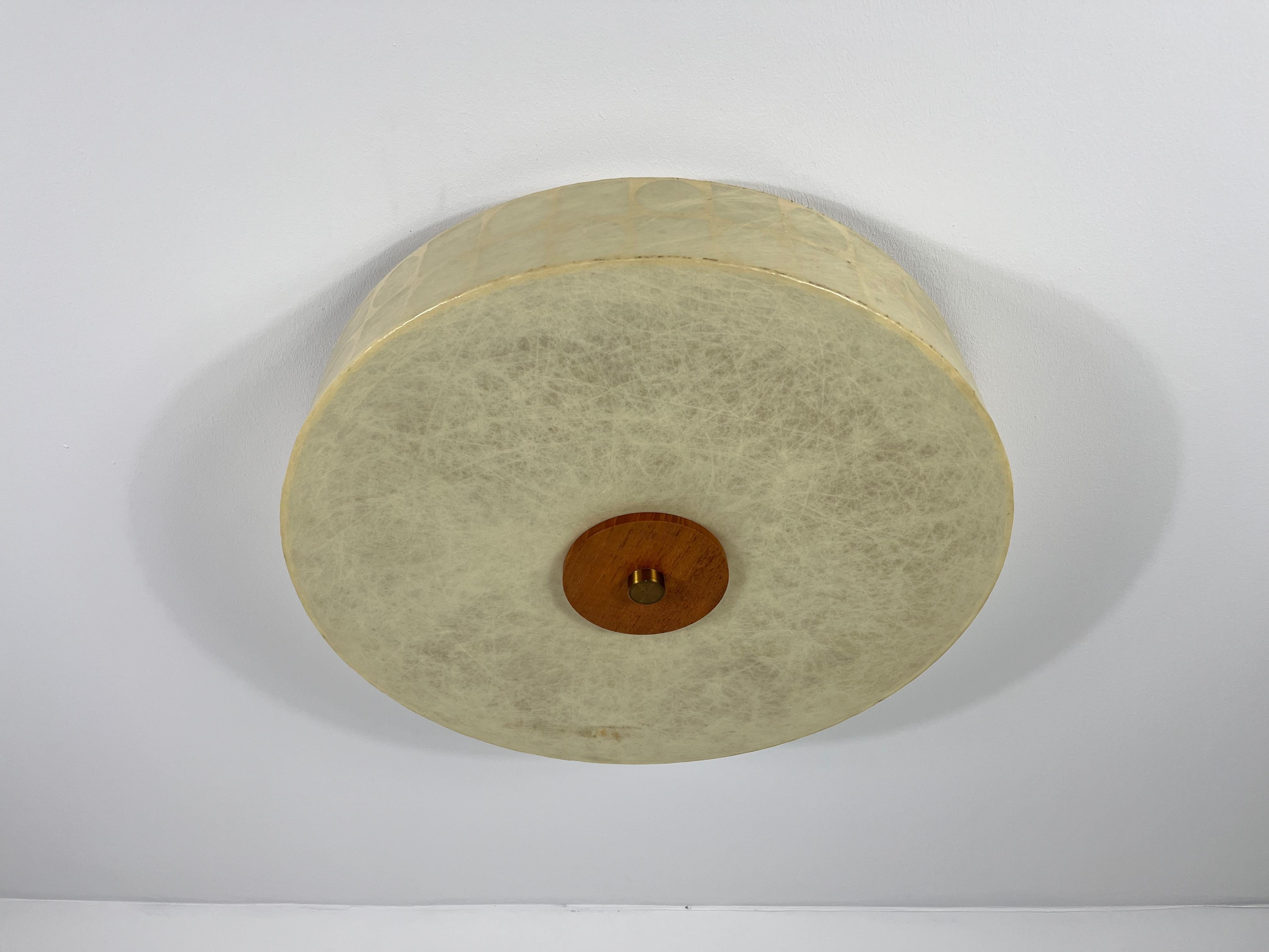 Runde Mid-Century Modern Cocoon Einbaubeleuchtung, 1960er Jahre, Deutschland im Zustand „Gut“ im Angebot in Hagenbach, DE