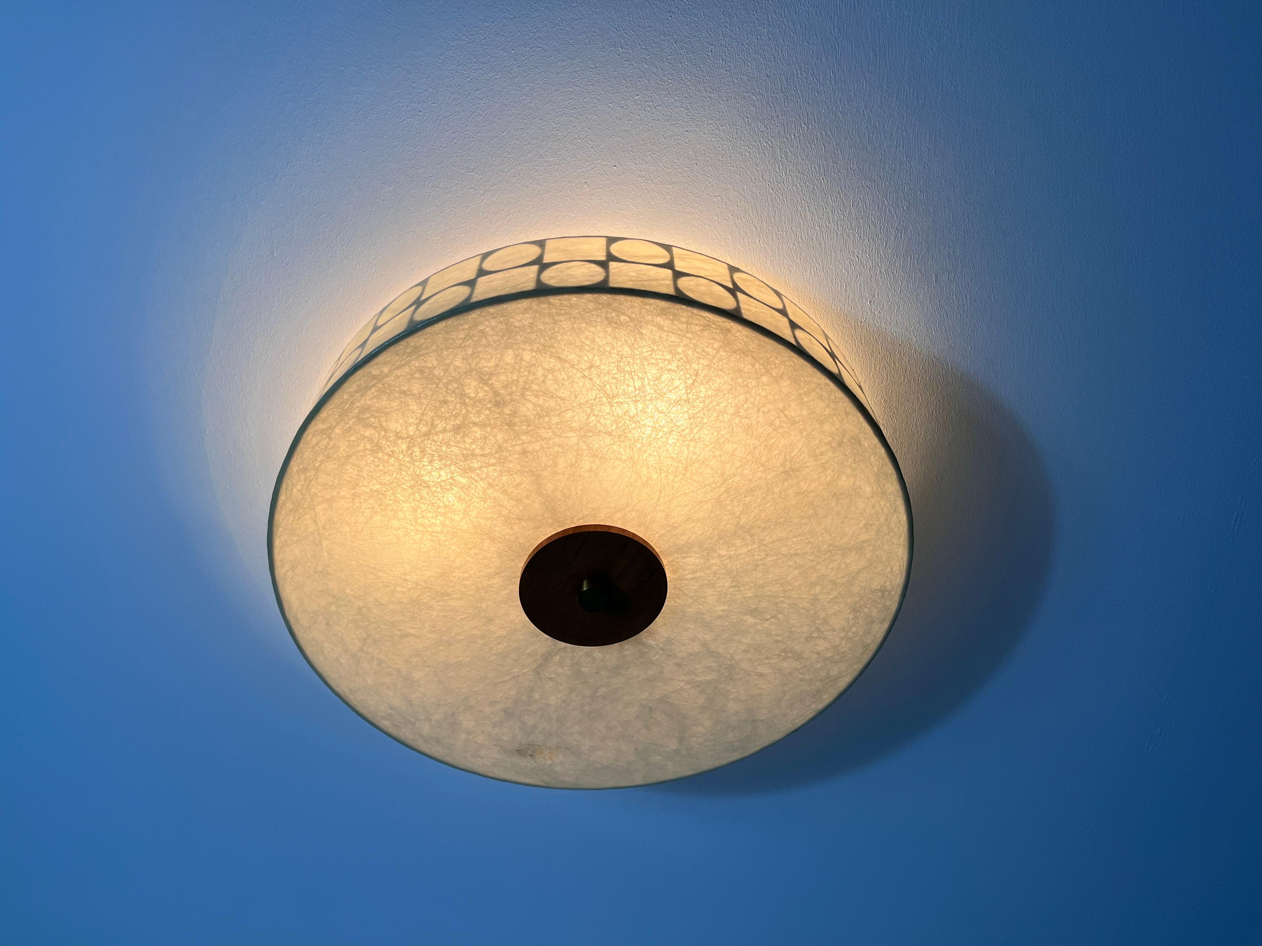 Runde Mid-Century Modern Cocoon Einbaubeleuchtung, 1960er Jahre, Deutschland im Angebot 3