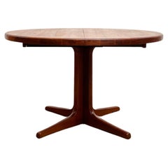 Used Round Mid-Century Modern Danish Dining Table in Teak, 1970s