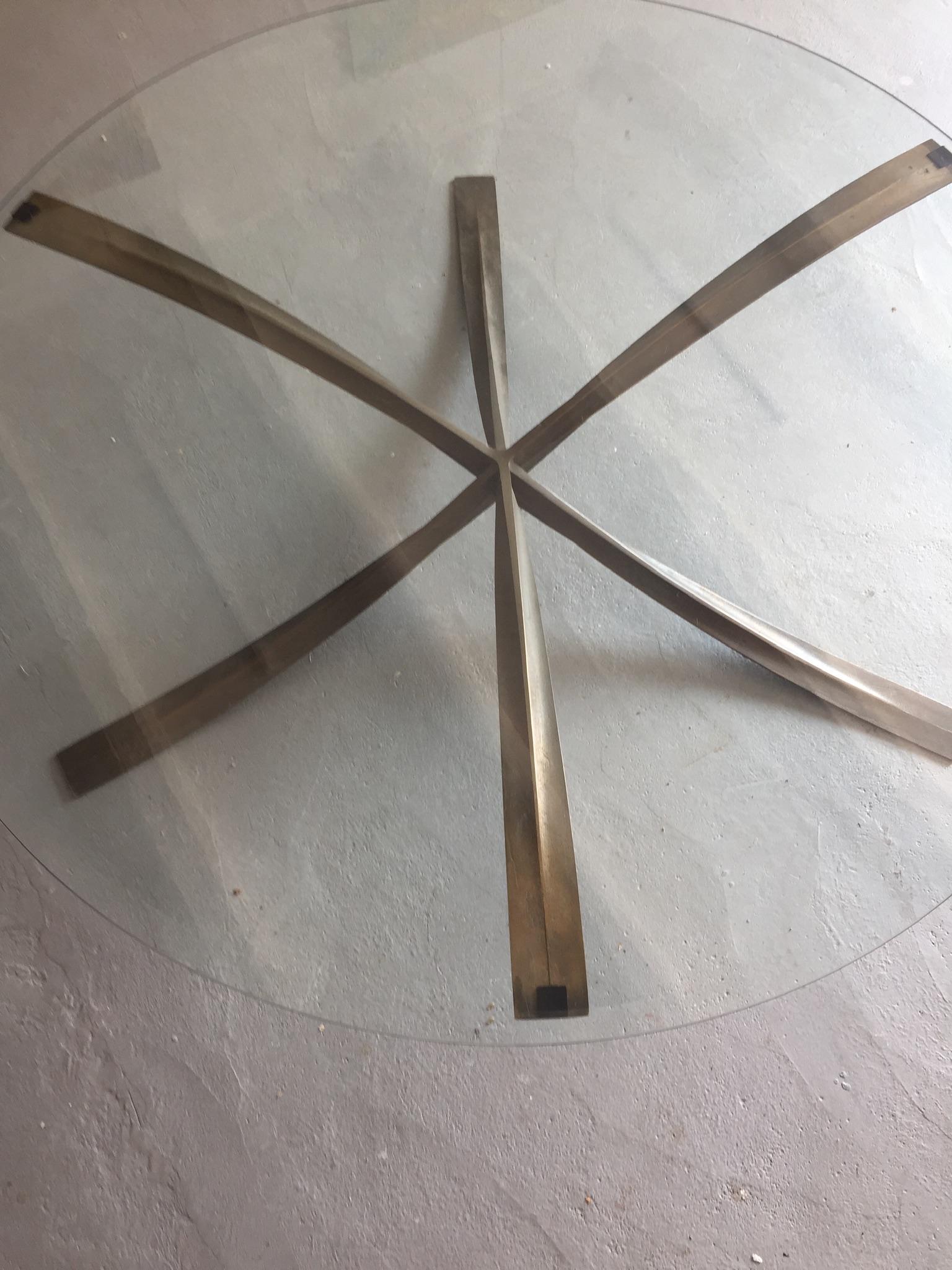 Table basse française Michel Mangematin en vente 12
