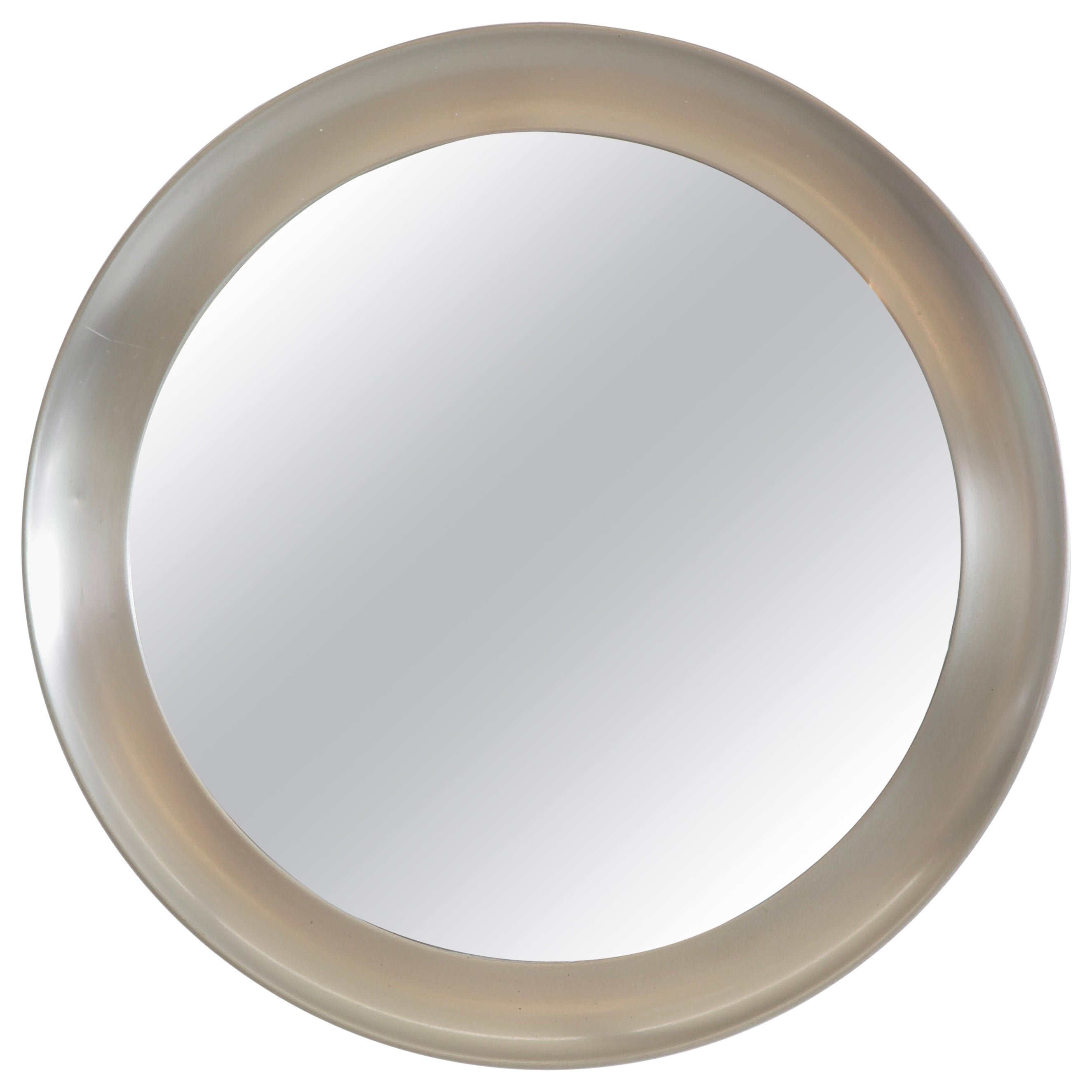 Miroir rond conçu par Sergio Mazza. Italie, Artemide, années 1970.