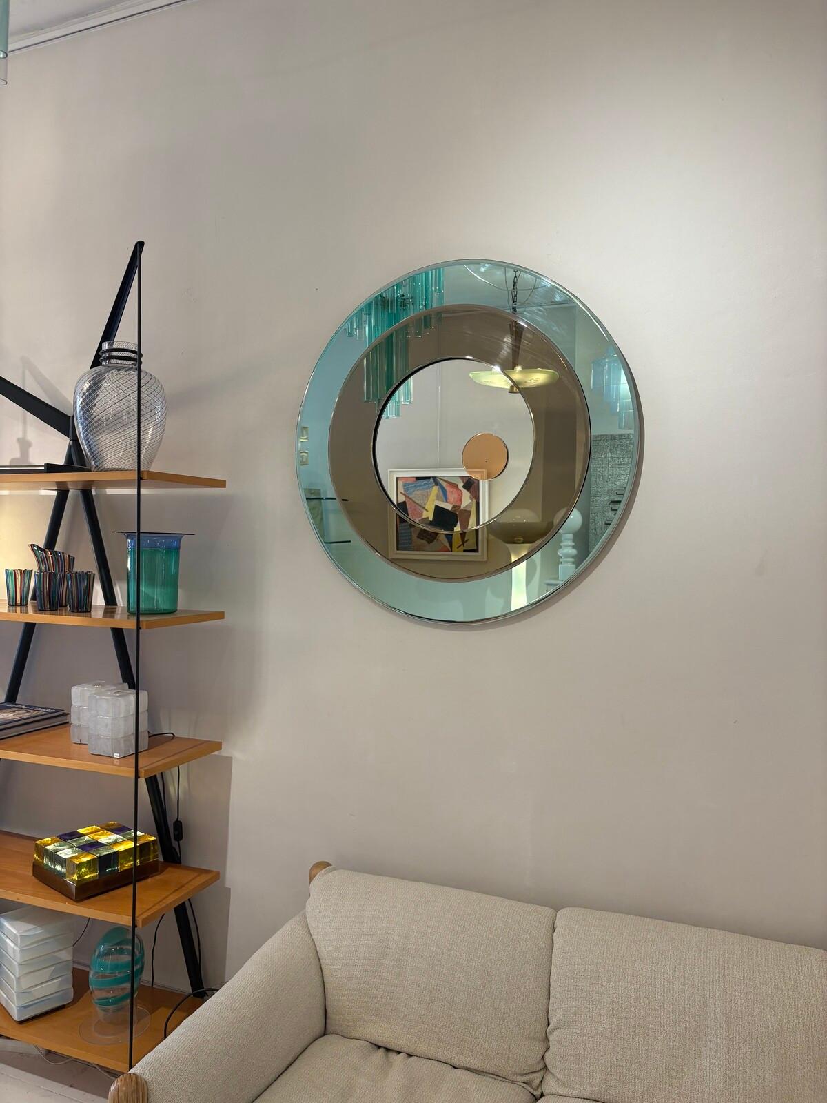 Miroir rond, Italie, 1980