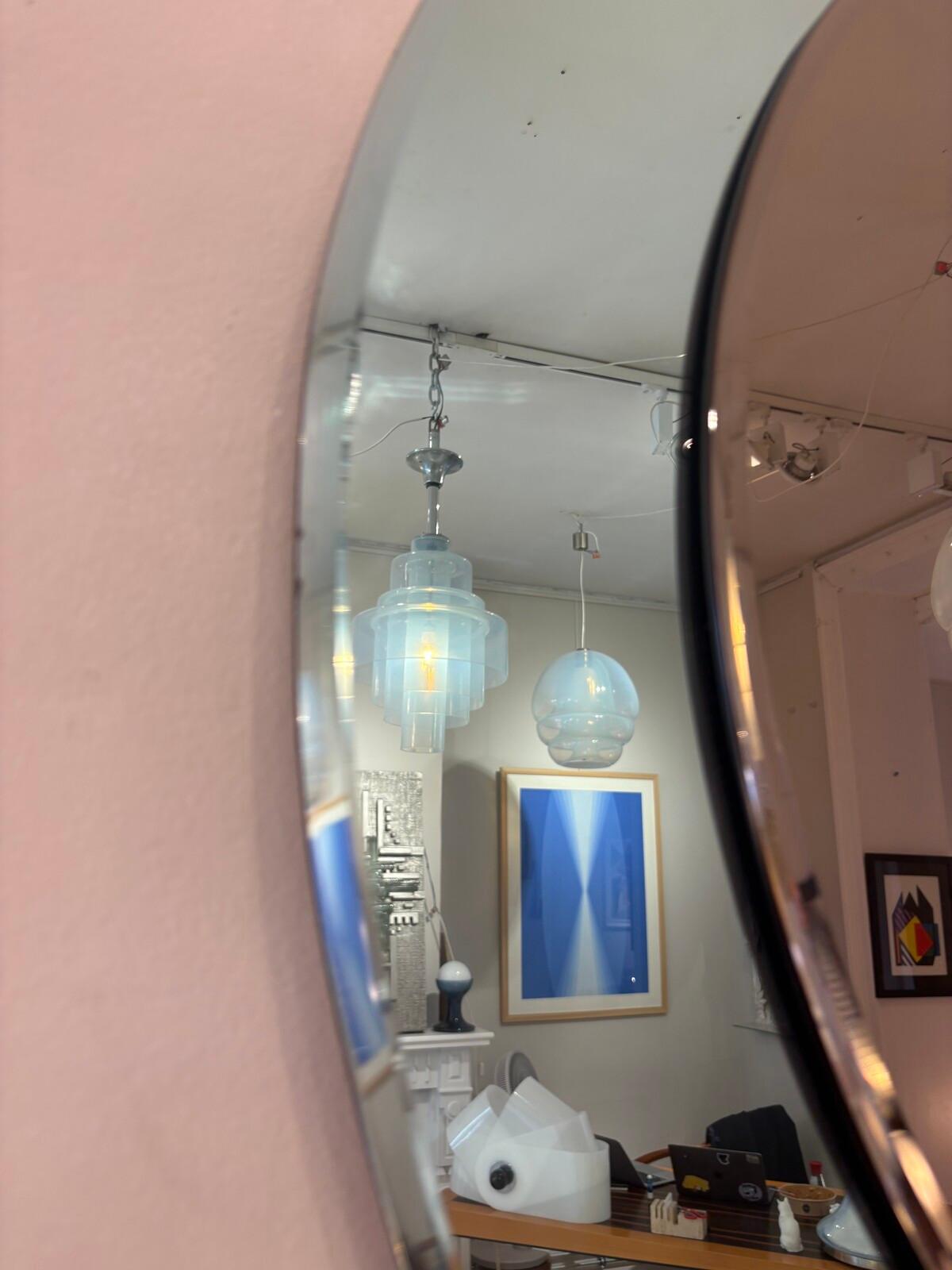 Miroir rond, Italie, années 1980 Bon état - En vente à Brussels, BE