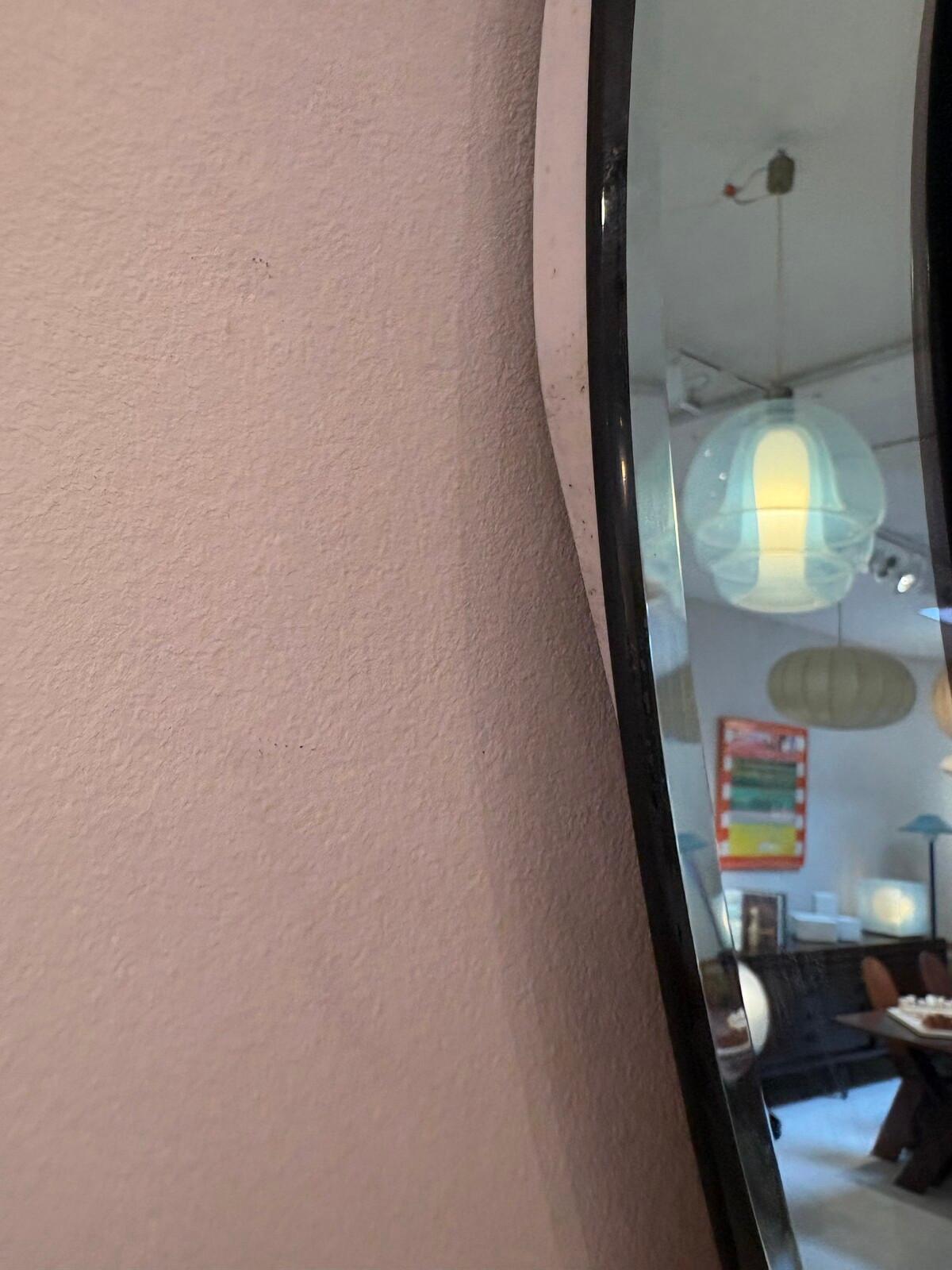 Fin du 20e siècle Miroir rond, Italie, années 1980 en vente