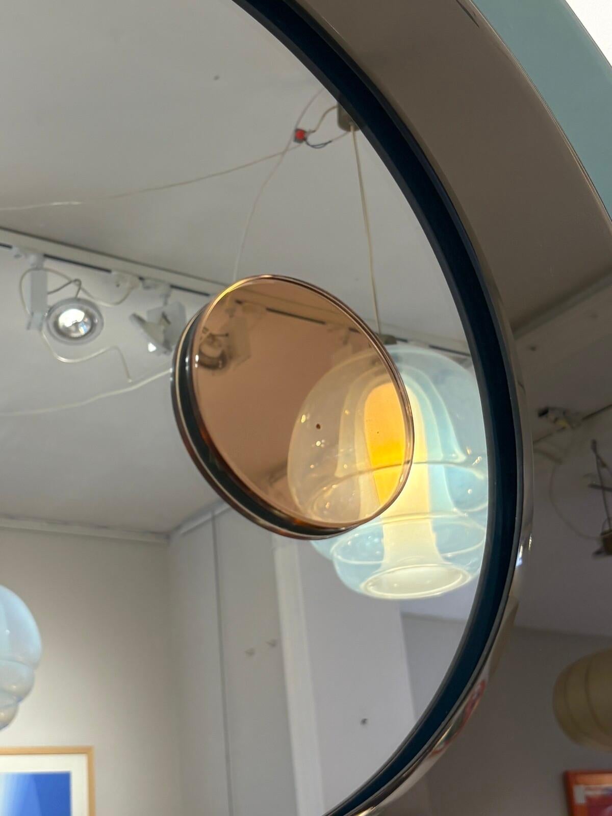 Verre Miroir rond, Italie, années 1980 en vente
