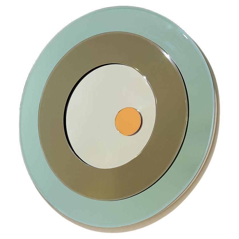 Miroir rond, Italie, années 1980 en vente