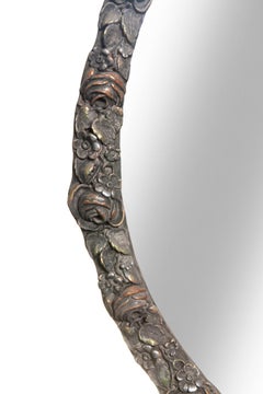 Round Mirror w Roses