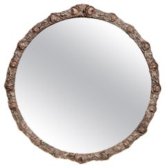 Round Mirror w Roses