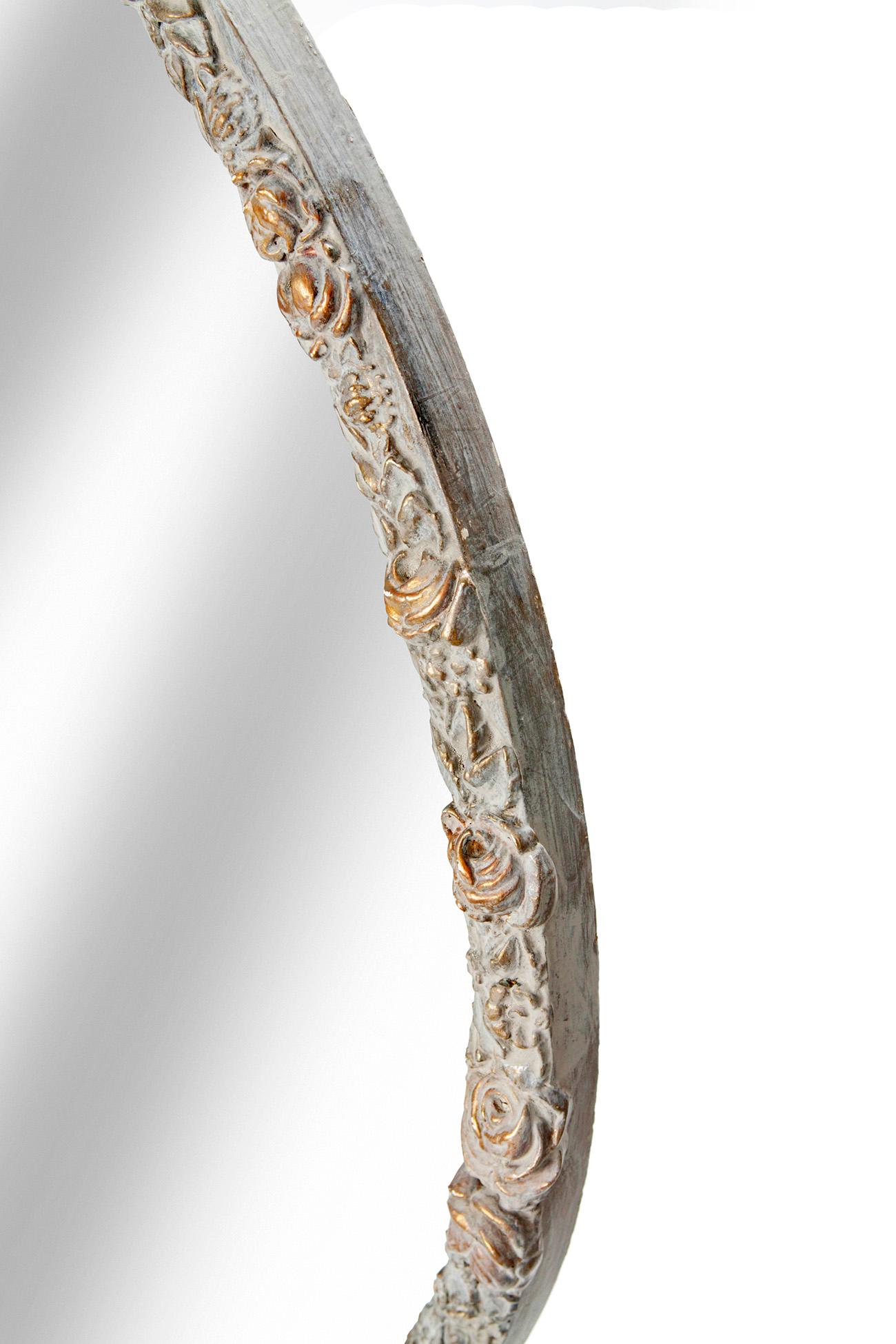 round mirror with bow