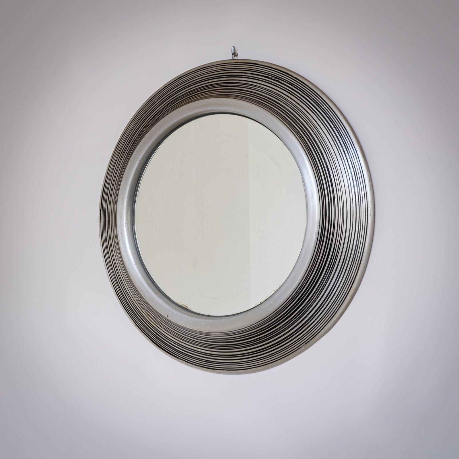 Round Mirrors by Atelier des Orfèvres Rasa Padova, Italy Mid-20th Century 3