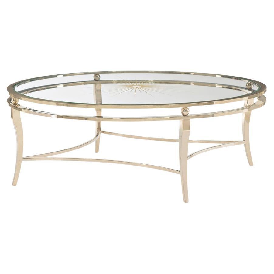 Round Modern Cocktail Table