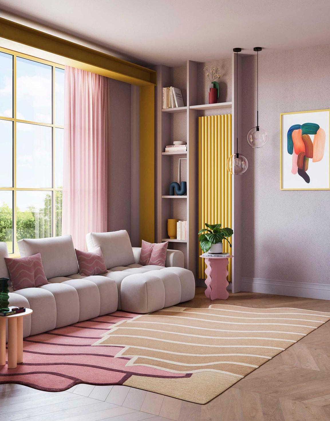 Runder moderner Metall-Couchtisch mit Contemporary Metall Vögel Silhouette Dekor (Moderne) im Angebot
