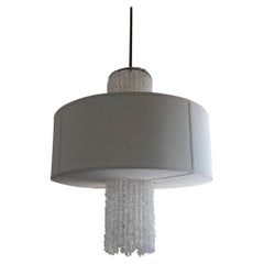 Round Modern Rock Crystal Chandelier