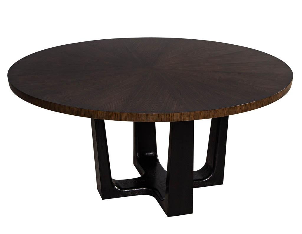 sunburst dining table