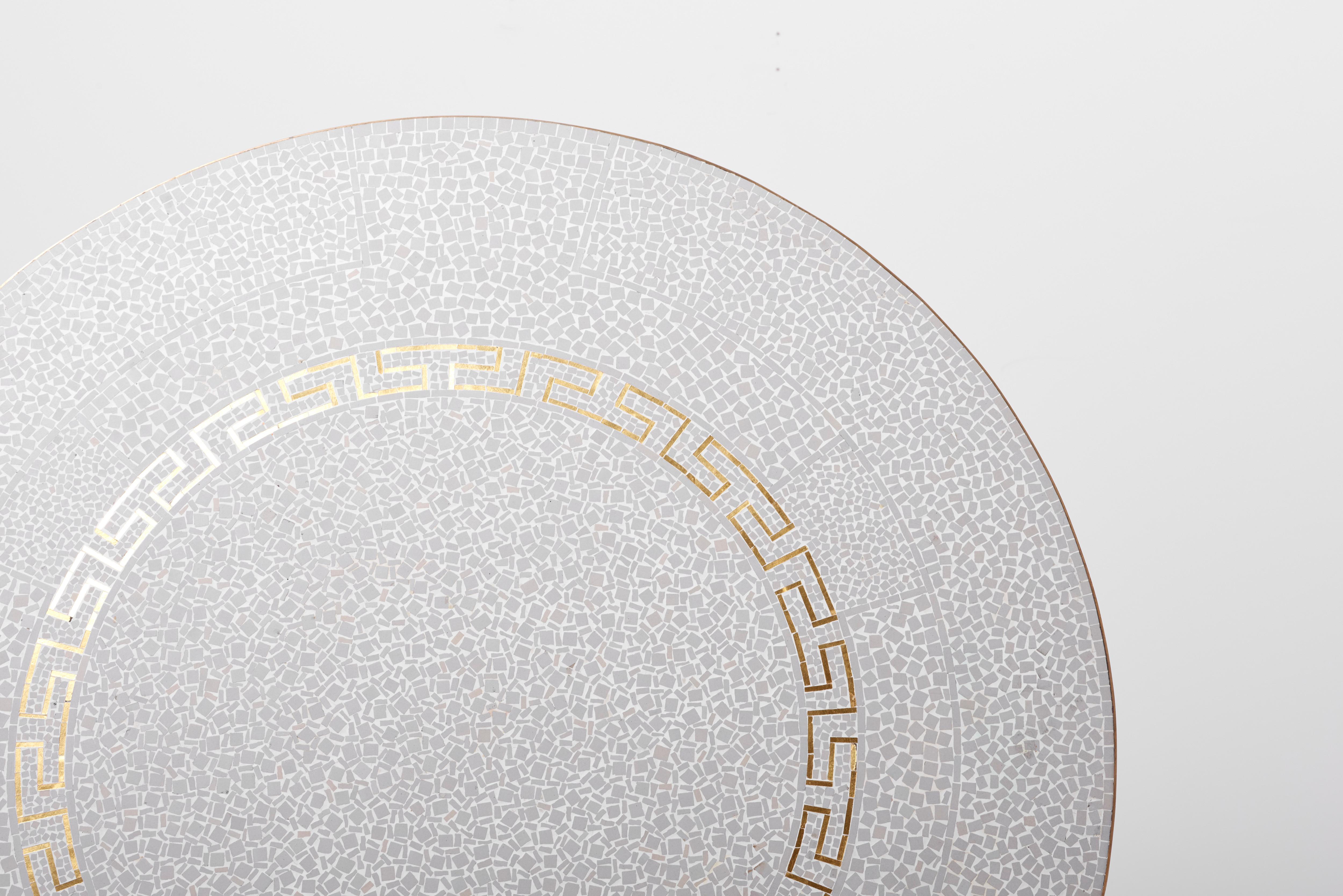 Round Mosaic Coffee Table by Berthold Müller-oerlinghausen, Germany 2