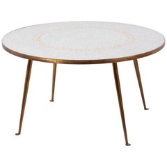Round Mosaic Coffee Table by Berthold Müller-oerlinghausen, Germany